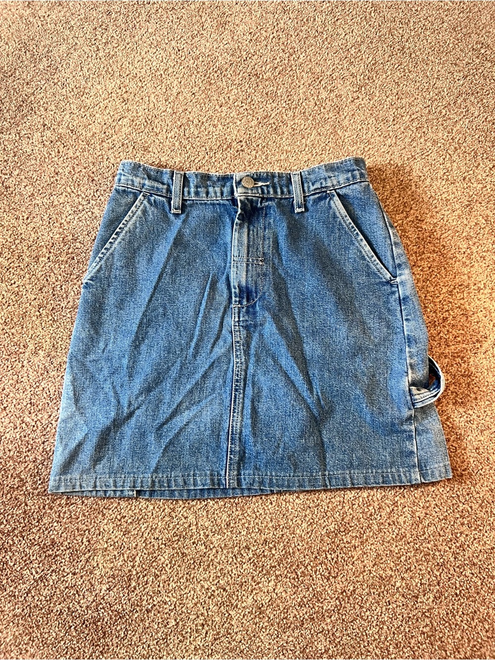 Polo by Ralph Lauren Medium Blue Denim Mini Skirt